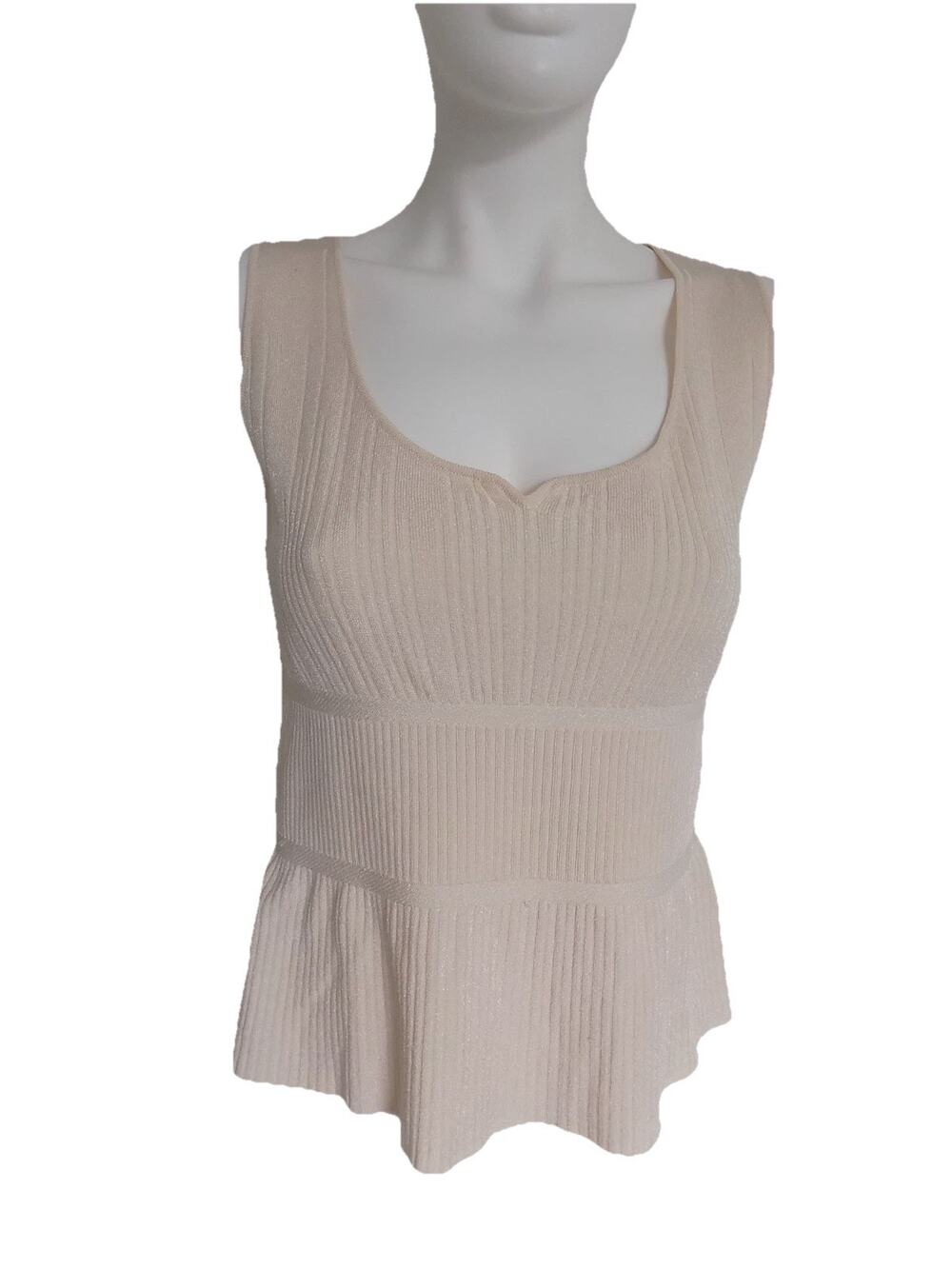 Wolford knit top tank sleeveless ribbed size Small